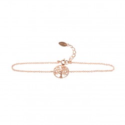 Bracelet argent rosé arbre...